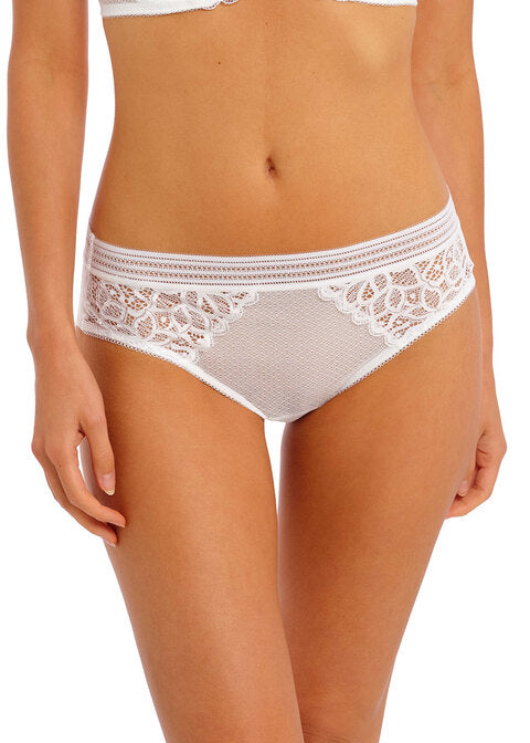 Wacoal Raffiné White – Slip mit mittelhohem Bund